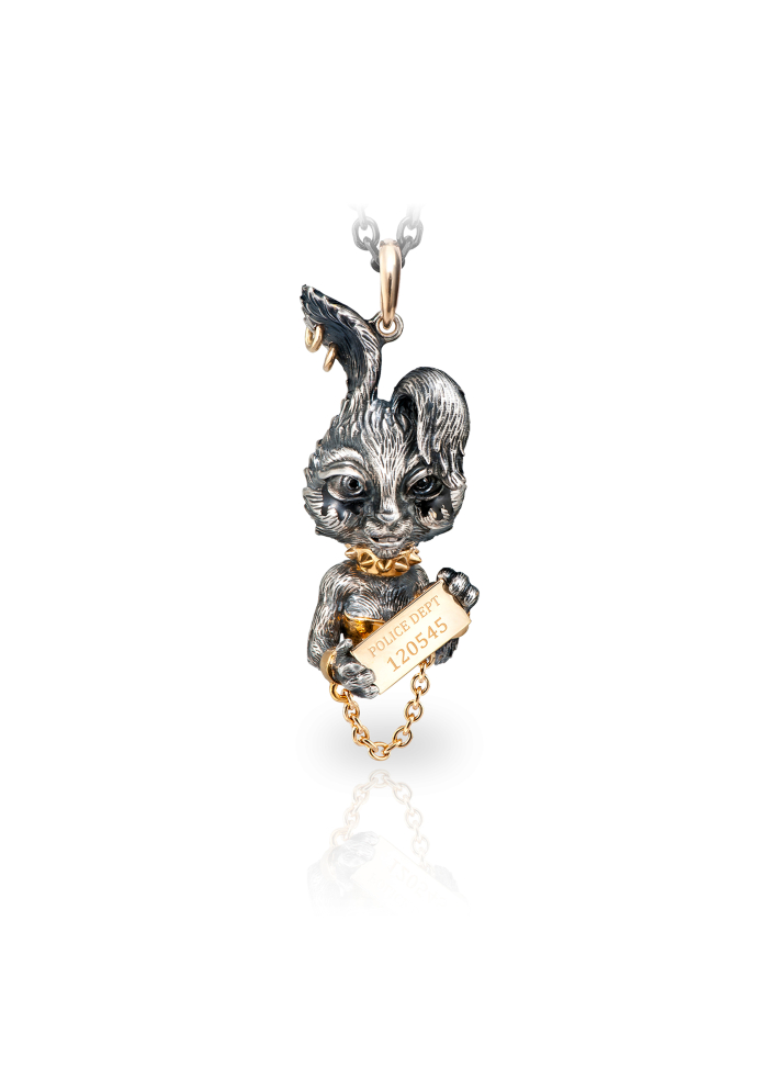 Купить Колье Carrera LADY RABBIT Желтое золото – премиальные колье ZhannaKanGroup