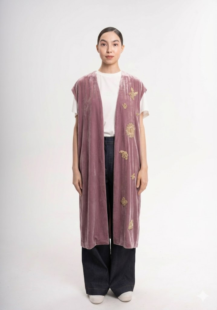 Купить Жилет Zardozi Velvet Бархат – премиальные топы ZhannaKanGroup