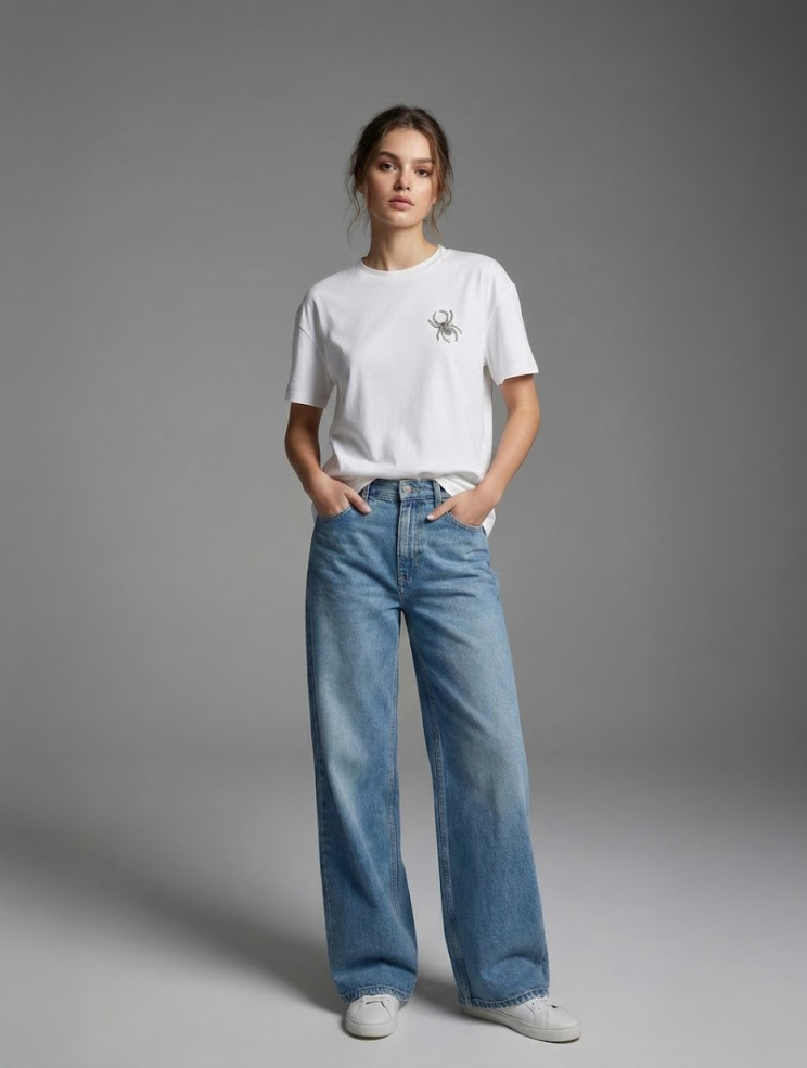 Купить ZARDOZI Футболка Knitwear Трикотаж Белый M – премиальные футболки ZhannaKanGroup