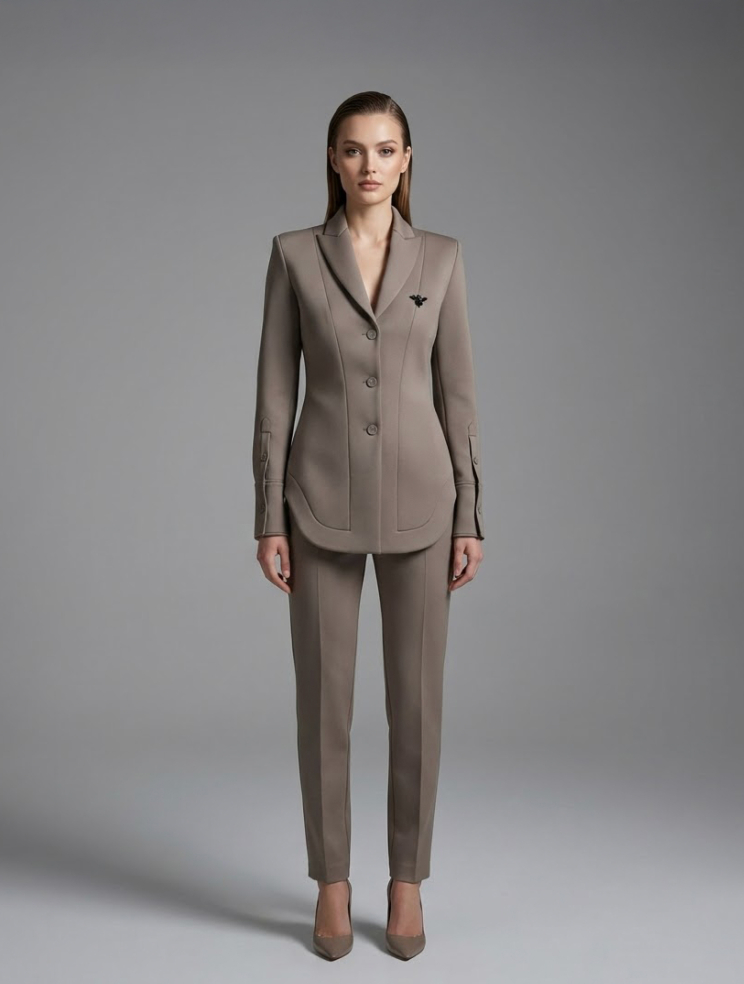 Купить ZARDOZI Рубашка Wool Полиэстер Хакки M – премиальные ZhannaKanGroup