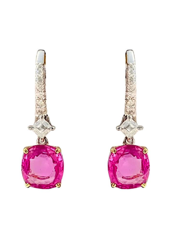 Buy Earrings Crivelli Classic CRV White Gold, Yellow – premium by ZhannaKanGroup