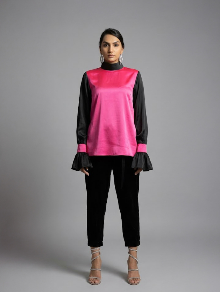 Купить Блузка Zardozi Zardozi&AlexeyChzhen Шелк – премиальные топы ZhannaKanGroup