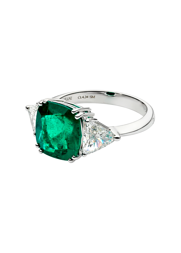 Купить Кольцо Damiani Special classic Белое золото – премиальные кольца ZhannaKanGroup