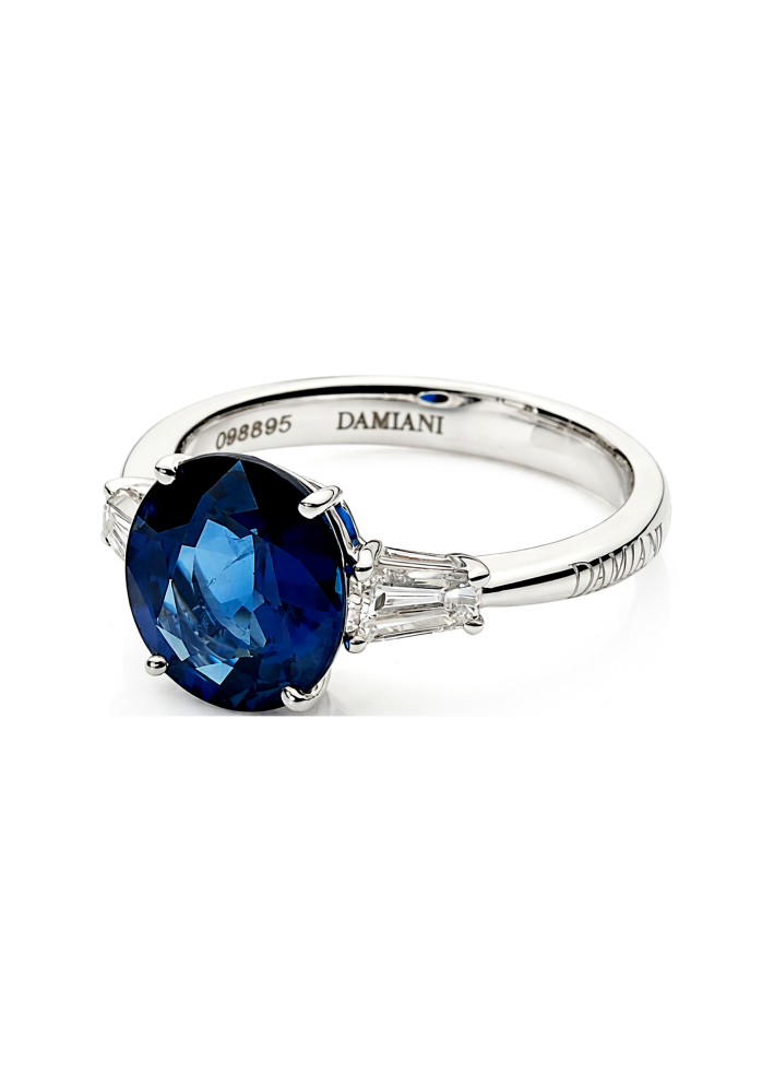 Купить Кольцо Damiani Special classic Белое золото – премиальные кольца ZhannaKanGroup