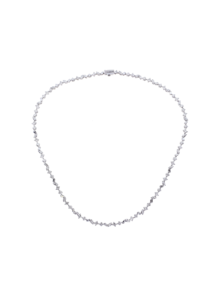 Купить Колье Damiani Fantasy Cut Белое золото – премиальные ZhannaKanGroup