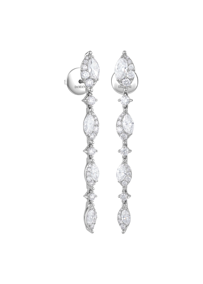 Купить Серьги Damiani Emozioni d Белое золото – премиальные ZhannaKanGroup