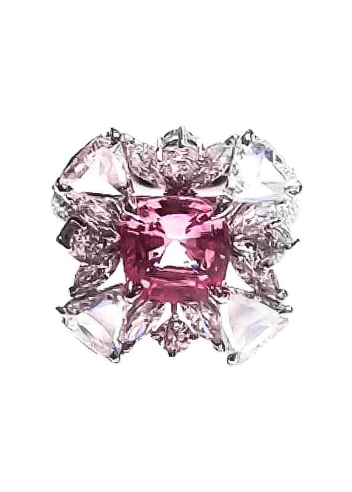 Купить Кольцо Damiani Special classic Белое золото – премиальные кольца ZhannaKanGroup