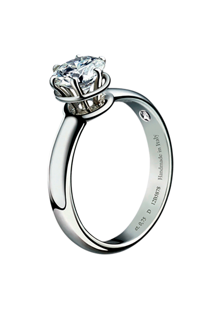 Купить Кольцо Damiani Minou Белое золото – премиальные кольца ZhannaKanGroup