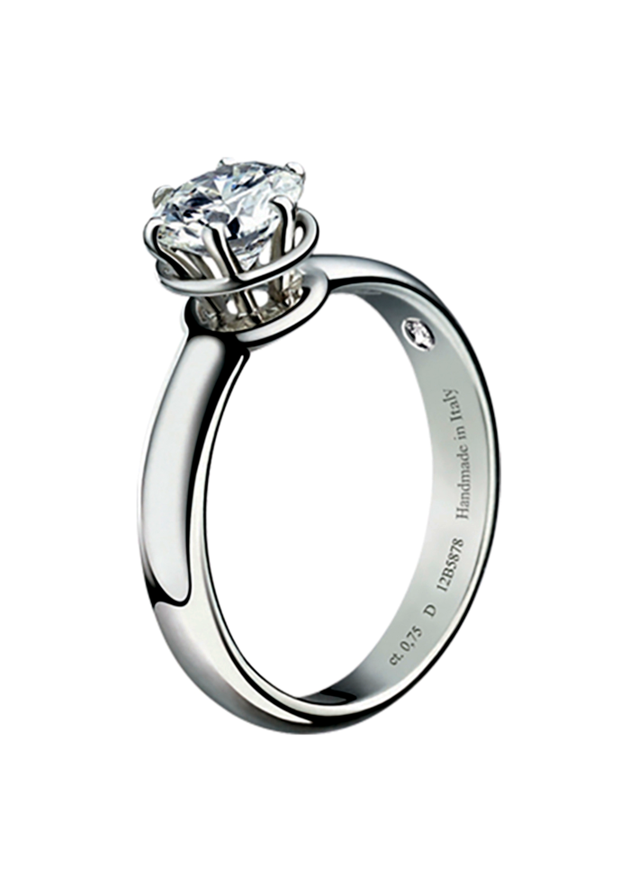 Купить Кольцо Damiani Minou Белое золото – премиальные кольца ZhannaKanGroup