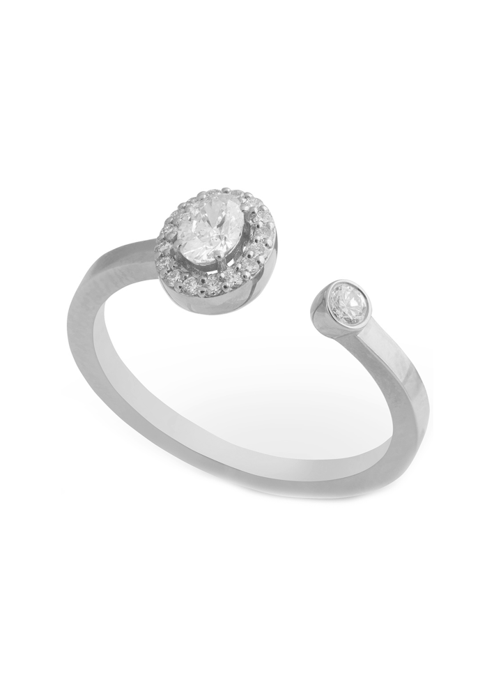 Купить Кольцо RF Myriad Белое золото – премиальные кольца ZhannaKanGroup