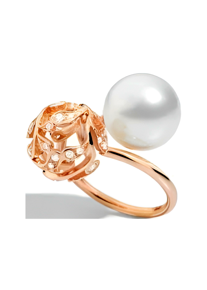 Купить Кольцо Utopia Bolero Розовое золото – премиальные кольца ZhannaKanGroup