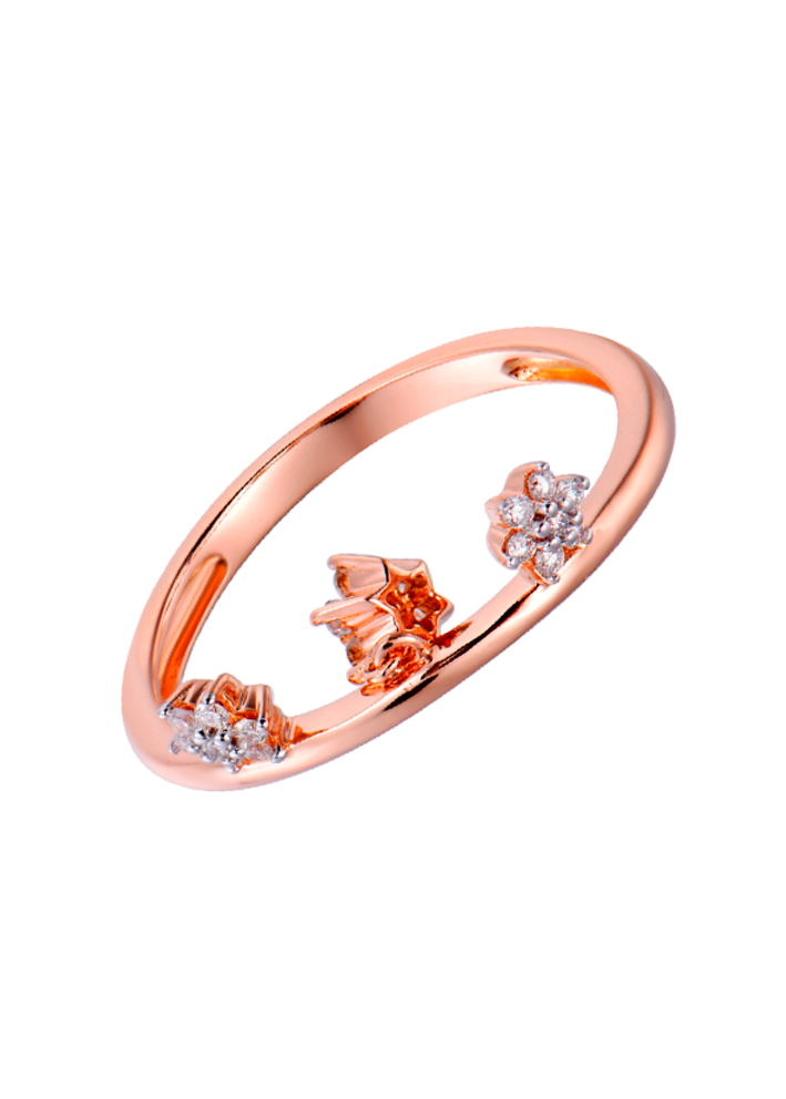 Купить Кольцо Aspire Base Розовое золото – премиальные кольца ZhannaKanGroup