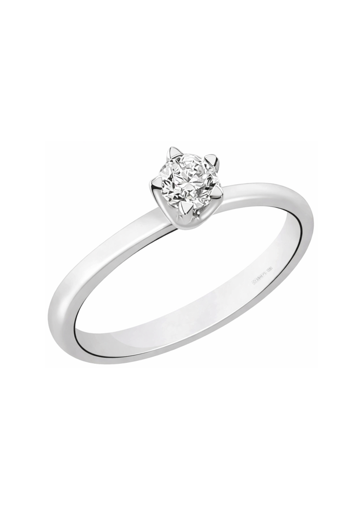 Купить Кольцо AMIN Soliter Белое золото – премиальные кольца ZhannaKanGroup