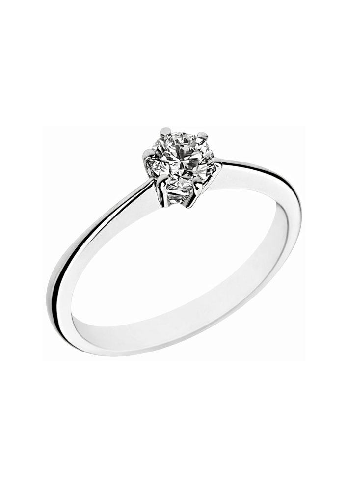 Купить Кольцо AMIN Soliter Белое золото – премиальные кольца ZhannaKanGroup