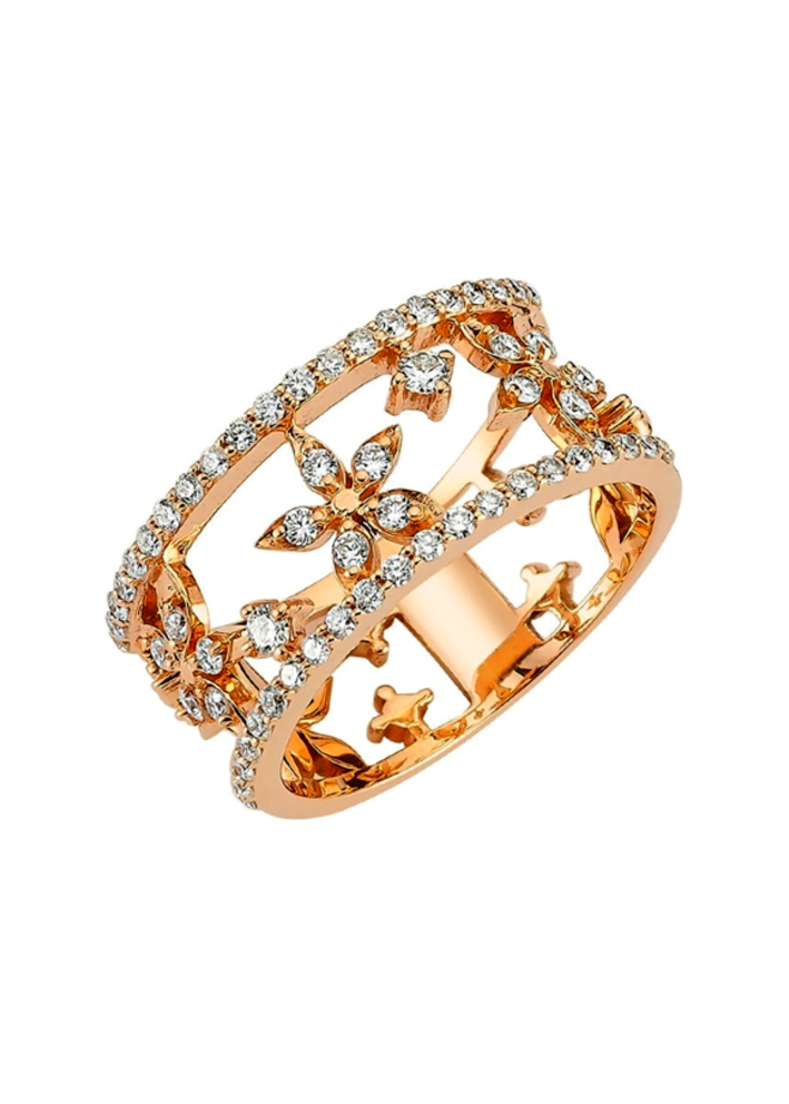 Купить Кольцо Bee Goddess Apple Seed Розовое золото – премиальные кольца ZhannaKanGroup