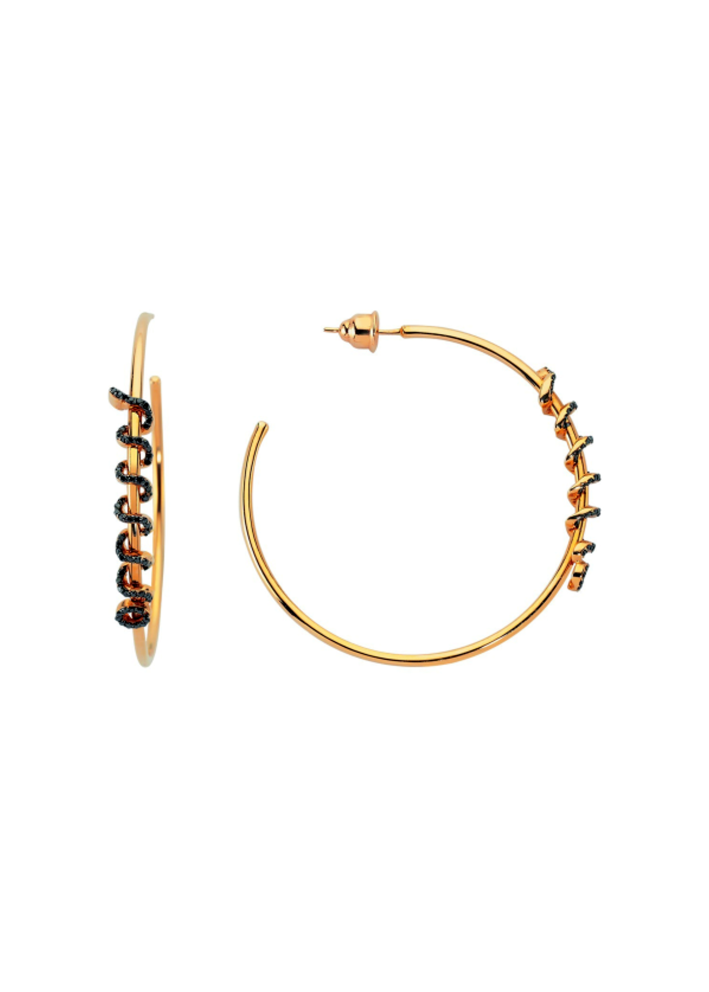 Купить Серьги Bee Goddess Kundalini Розовое золото – премиальные ZhannaKanGroup