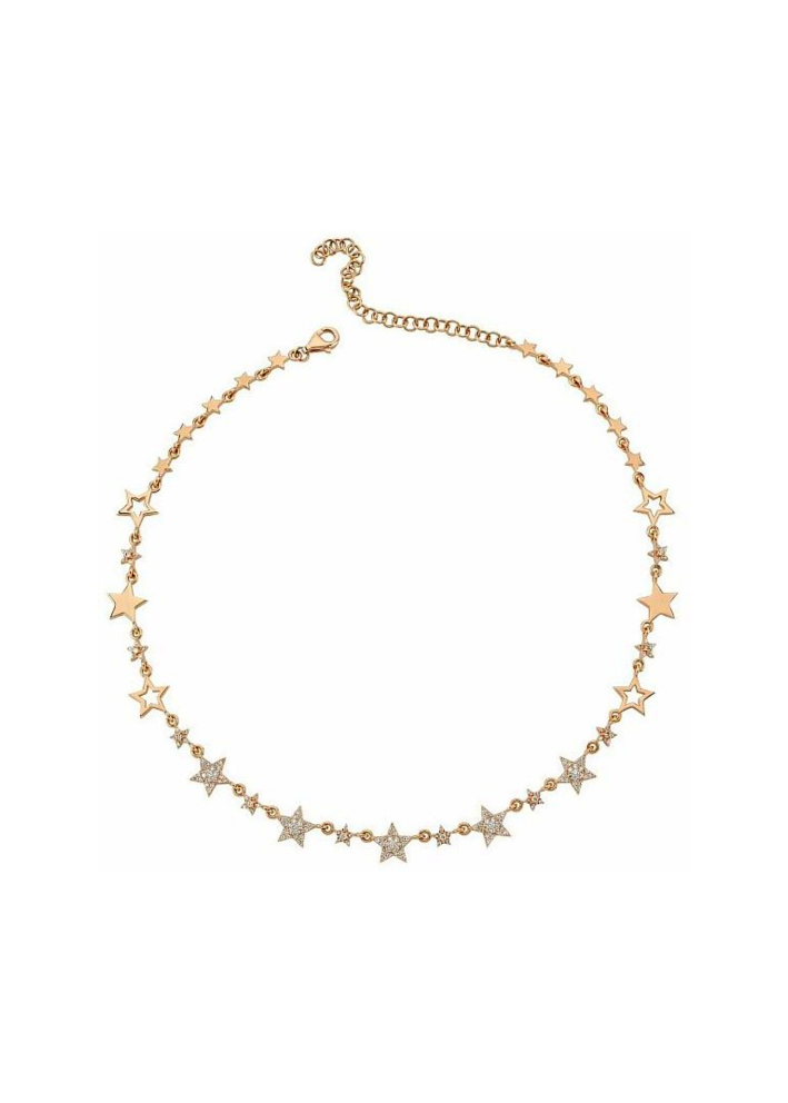 Купить Чокер Bee Goddess Sirius Star Розовое золото – премиальные колье ZhannaKanGroup