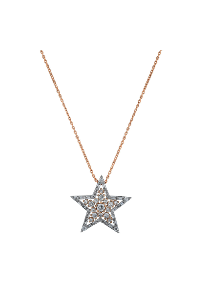 Купить Колье Bee Goddess Sirius Star Розовое золото – премиальные ZhannaKanGroup