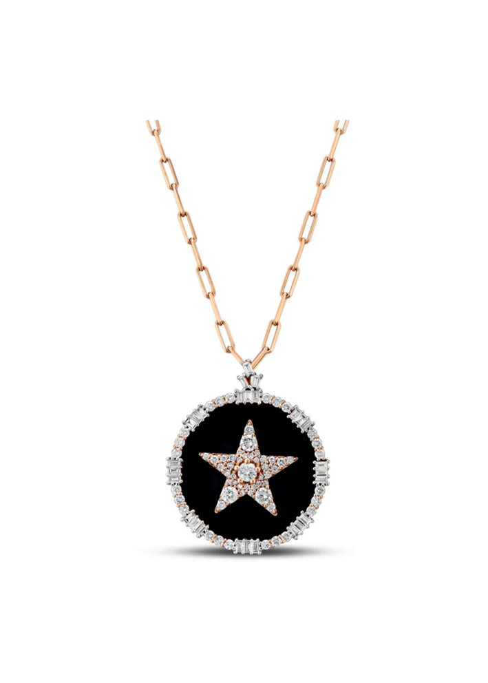 Купить Колье Bee Goddess Sirius Star Белое золото – премиальные ZhannaKanGroup