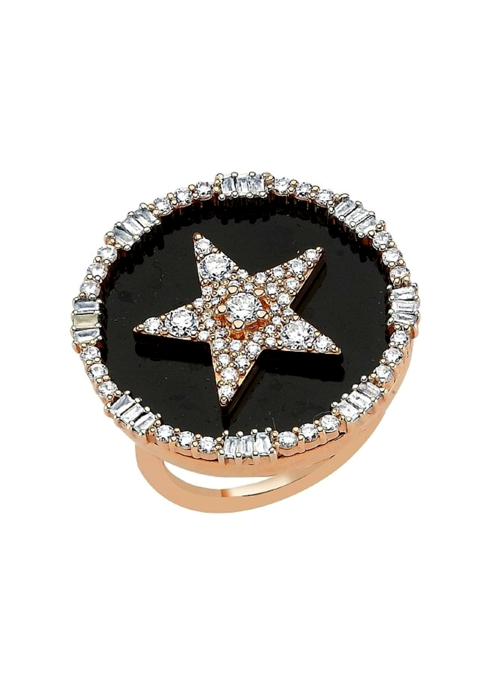 Купить Кольцо Bee Goddess Sirius Star Розовое золото – премиальные кольца ZhannaKanGroup