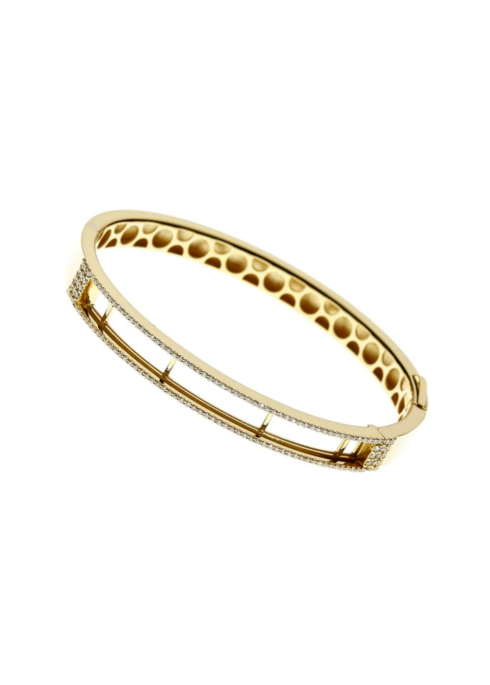 Купить Бэнгл - Браслет RF Iconic motion Желтое золото – премиальные браслеты ZhannaKanGroup