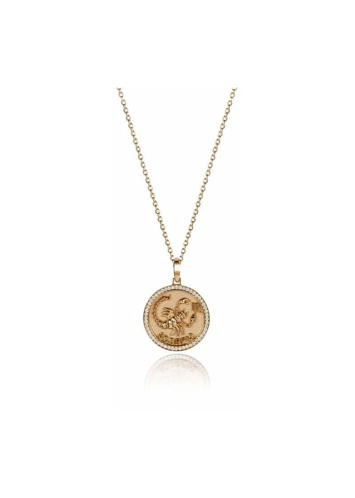 Купить Колье RF ZODIACO Розовое золото – премиальные ZhannaKanGroup