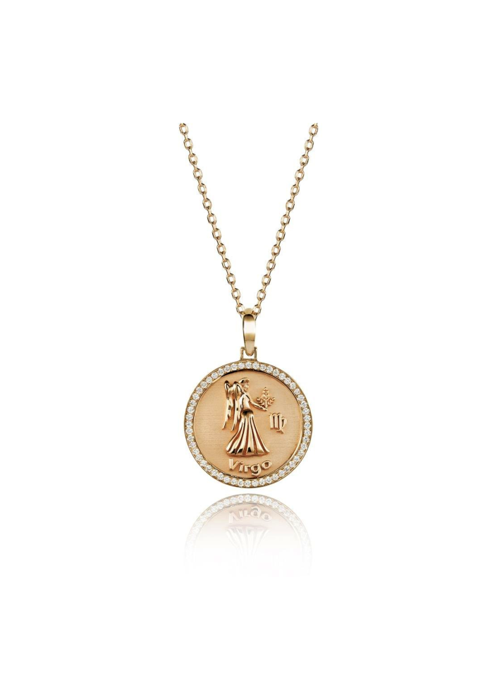Купить Колье RF ZODIACO Розовое золото – премиальные ZhannaKanGroup