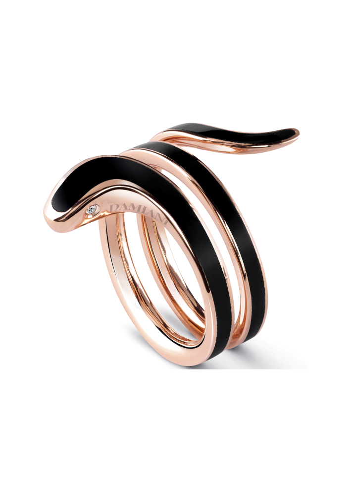 Купить Кольцо Damiani Eden Розовое золото – премиальные кольца ZhannaKanGroup