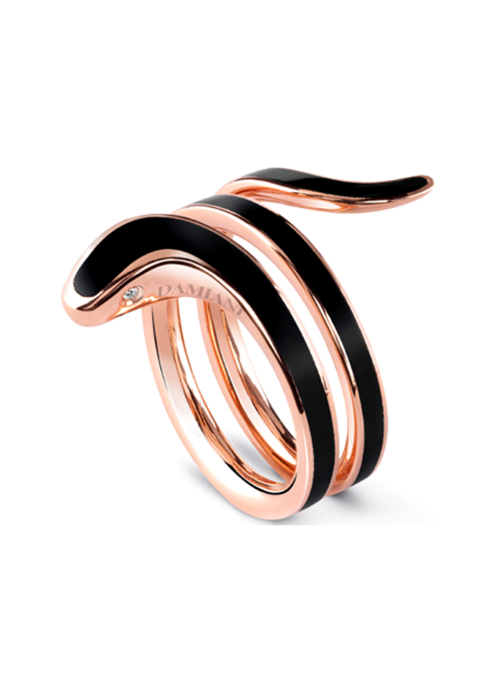 Купить Кольцо Damiani Eden Розовое золото – премиальные кольца ZhannaKanGroup