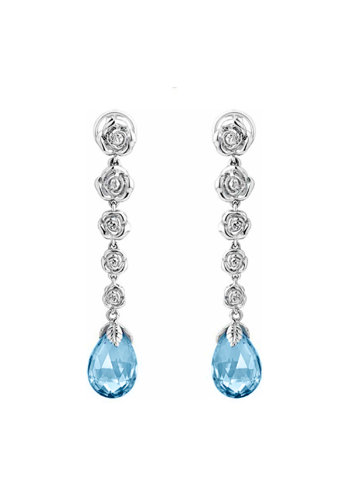 Купить Серьги CarreraYCarrera Jardin de rosas Белое золото – премиальные ZhannaKanGroup