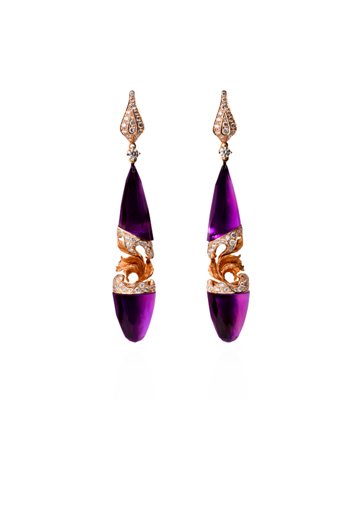 Купить Серьги CarreraYCarrera Germina Желтое золото – премиальные ZhannaKanGroup