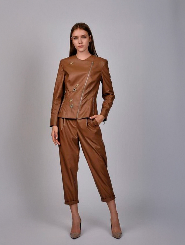 Купить Брюки Zardozi Leather Экокожа – премиальные ZhannaKanGroup