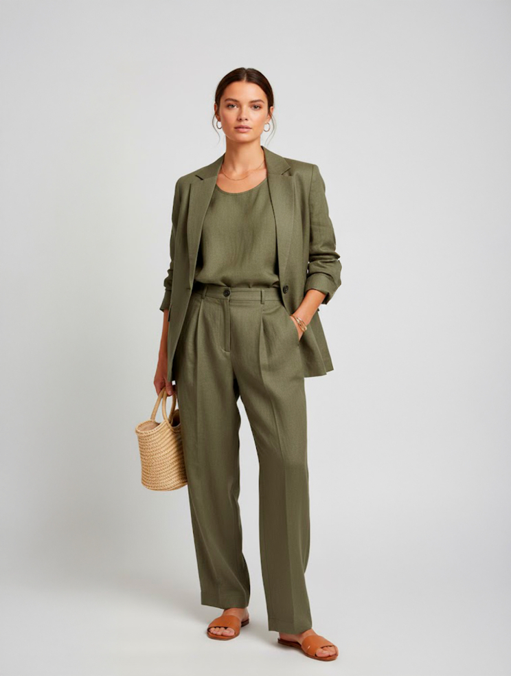 Купить Брюки Zardozi Linen Лен – премиальные ZhannaKanGroup