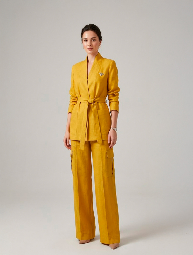 Купить Брюки Zardozi Linen Лен – премиальные ZhannaKanGroup