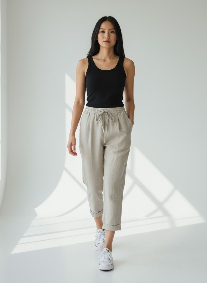 Купить Брюки Zardozi Linen Лен – премиальные ZhannaKanGroup