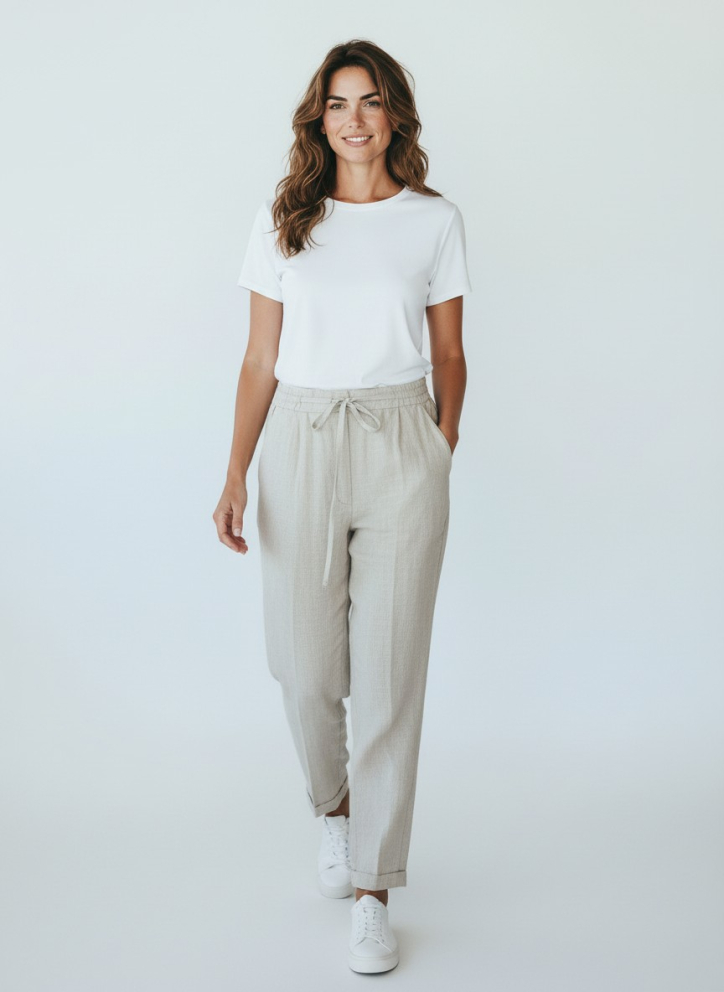 Купить Брюки Zardozi Linen Лен – премиальные ZhannaKanGroup