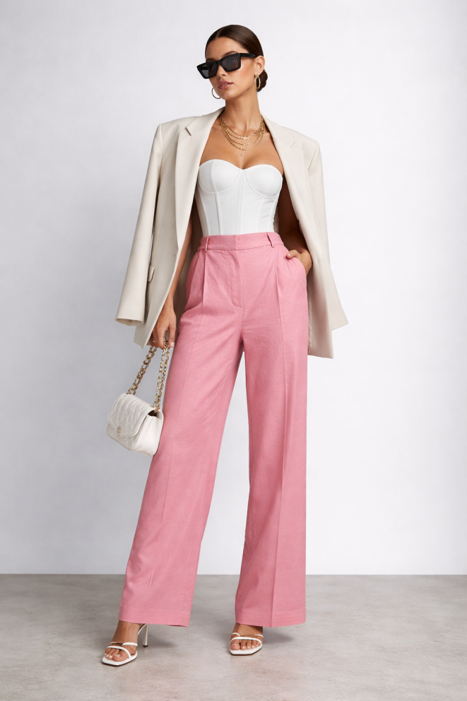 Купить Брюки Zardozi Linen Лен – премиальные ZhannaKanGroup