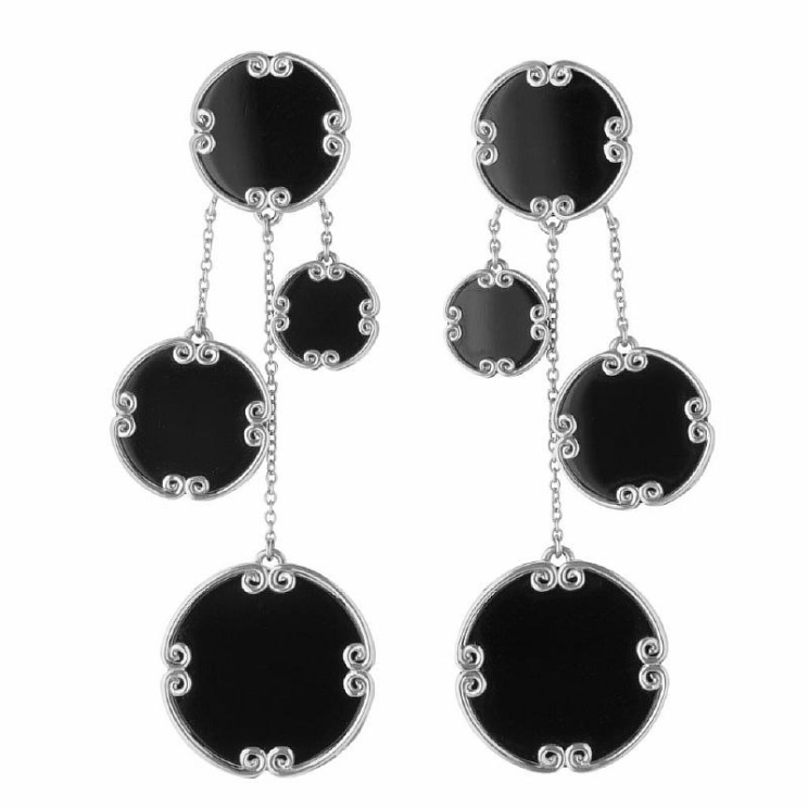 Серьги Damiani Alsara Белое золото