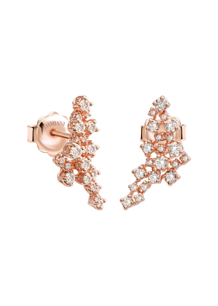 Купить Серьги Damiani Mimosa Розовое золото – премиальные ZhannaKanGroup