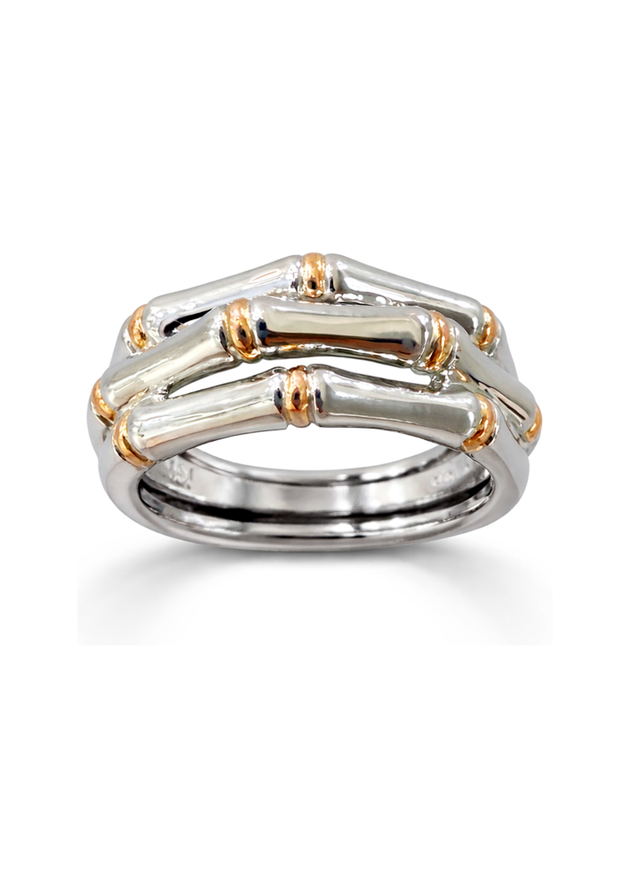 Купить Кольцо Tirisi Bamboo Серебро – премиальные кольца ZhannaKanGroup