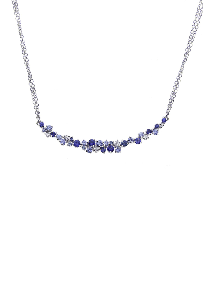 Купить Колье Damiani Mimosa Flexi Белое золото – премиальные колье ZhannaKanGroup