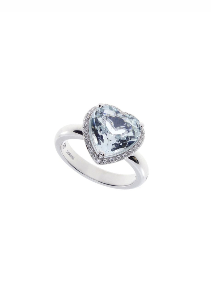 Купить Кольцо Damiani Minou Белое золото – премиальные кольца ZhannaKanGroup