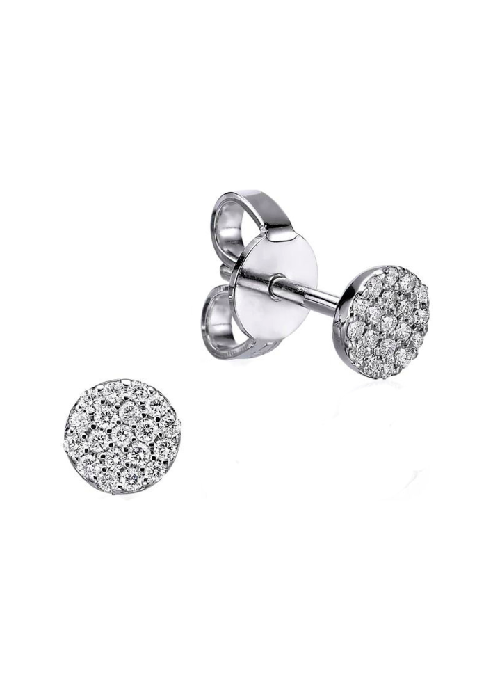 Купить Серьги Crivelli Studs crv Белое золото – премиальные ZhannaKanGroup