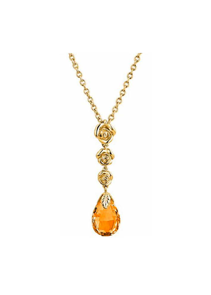 Купить Колье CarreraYCarrera Jardin de rosas Желтое золото – премиальные ZhannaKanGroup