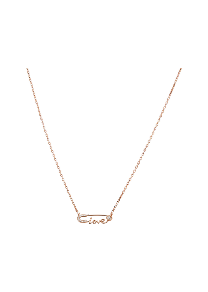 Купить Колье Aspire Pin Розовое золото – премиальные ZhannaKanGroup