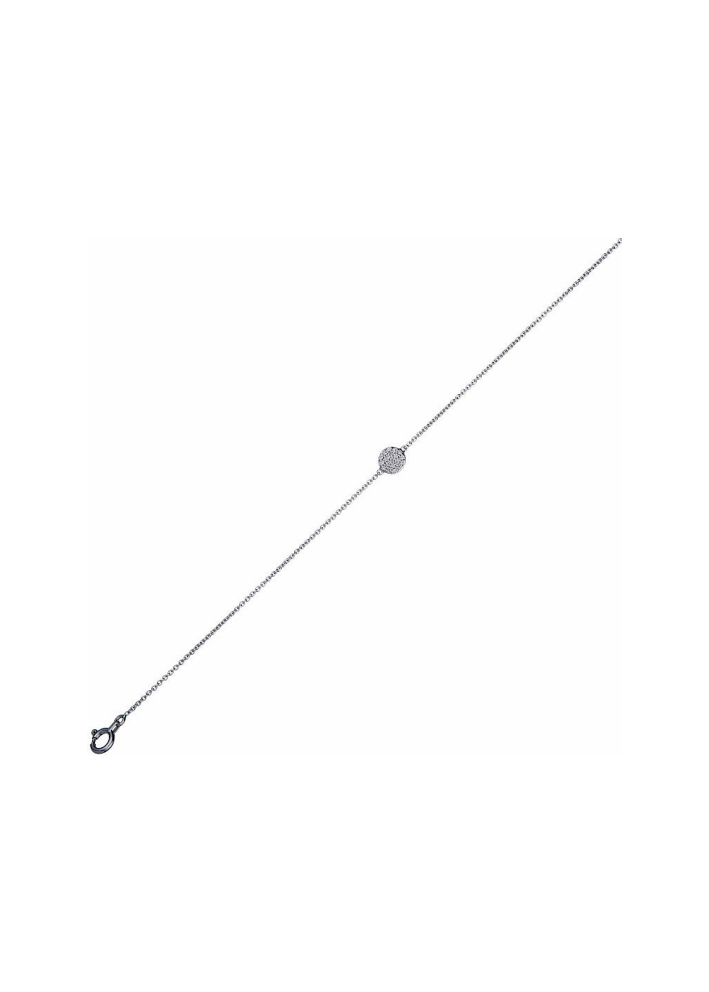 Білезік Crivelli Chain bracelet Ақ алтын сатып алыңыз – ZhannaKanGroup премиум білезіктер