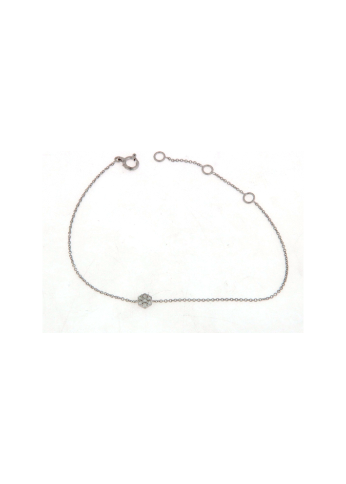 Білезік Crivelli Chain bracelet Ақ алтын сатып алыңыз – ZhannaKanGroup премиум білезіктер