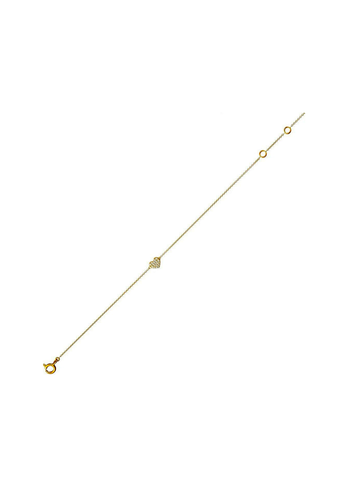 Білезік Crivelli Chain bracelet Сары алтын сатып алыңыз – ZhannaKanGroup премиум білезіктер