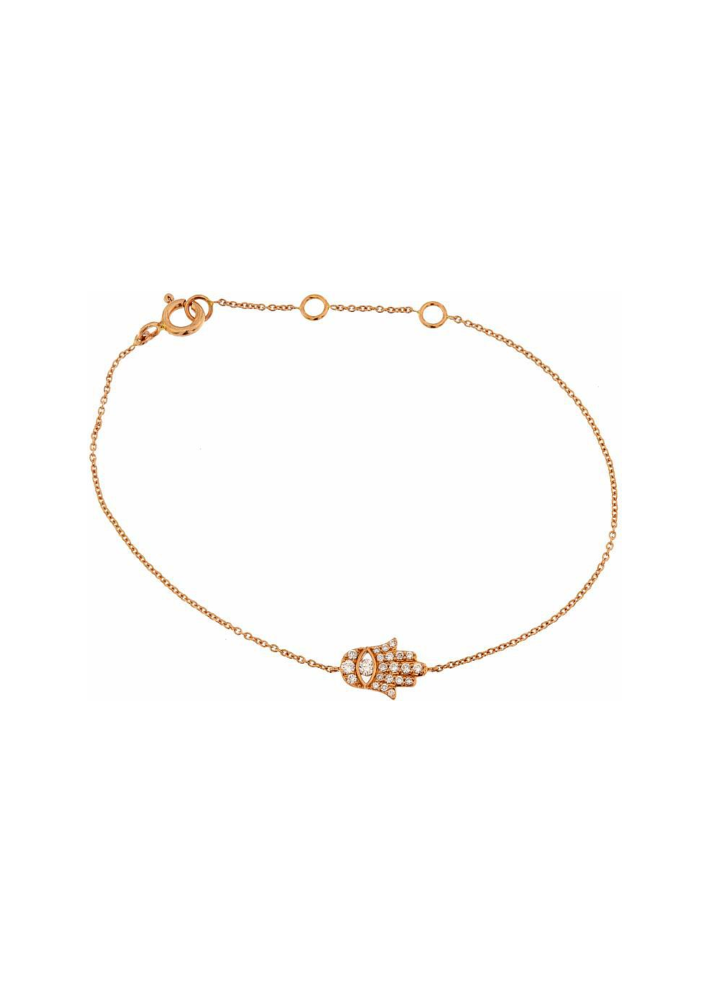 Білезік Crivelli Chain bracelet Қызғылт алтын сатып алыңыз – ZhannaKanGroup премиум білезіктер