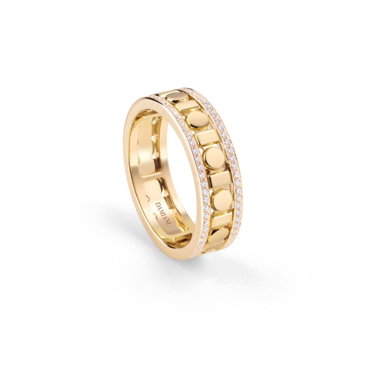 Damiani Кольцо Damiani Belle Epoque Reel Желтое золото